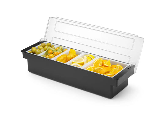 Obstspender mit 5 Fächern