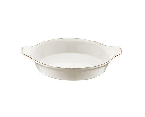 Eierpfanne mit braunem Rand Retro