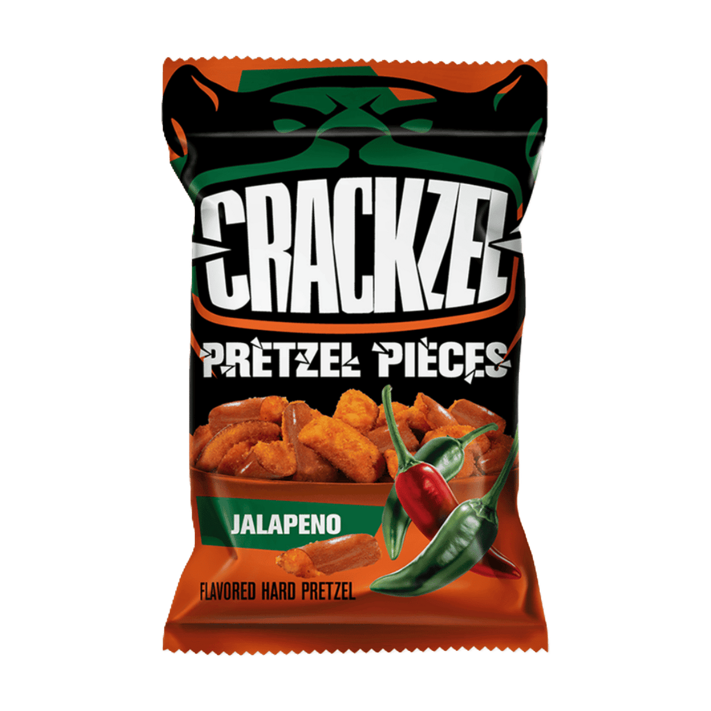 Crackzel Jalapeño – sprød snack med stærk og krydret smag af jalapeño, ideel til tapas, barservering og snacks med kant.