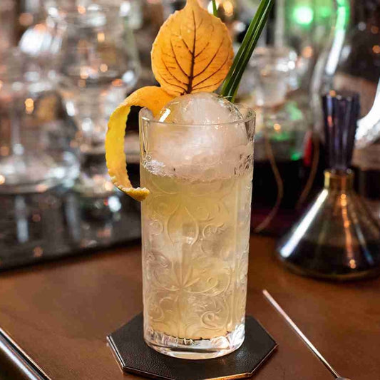 RCR Tattoo highball glas i krystal med dekorativt slebet mønster