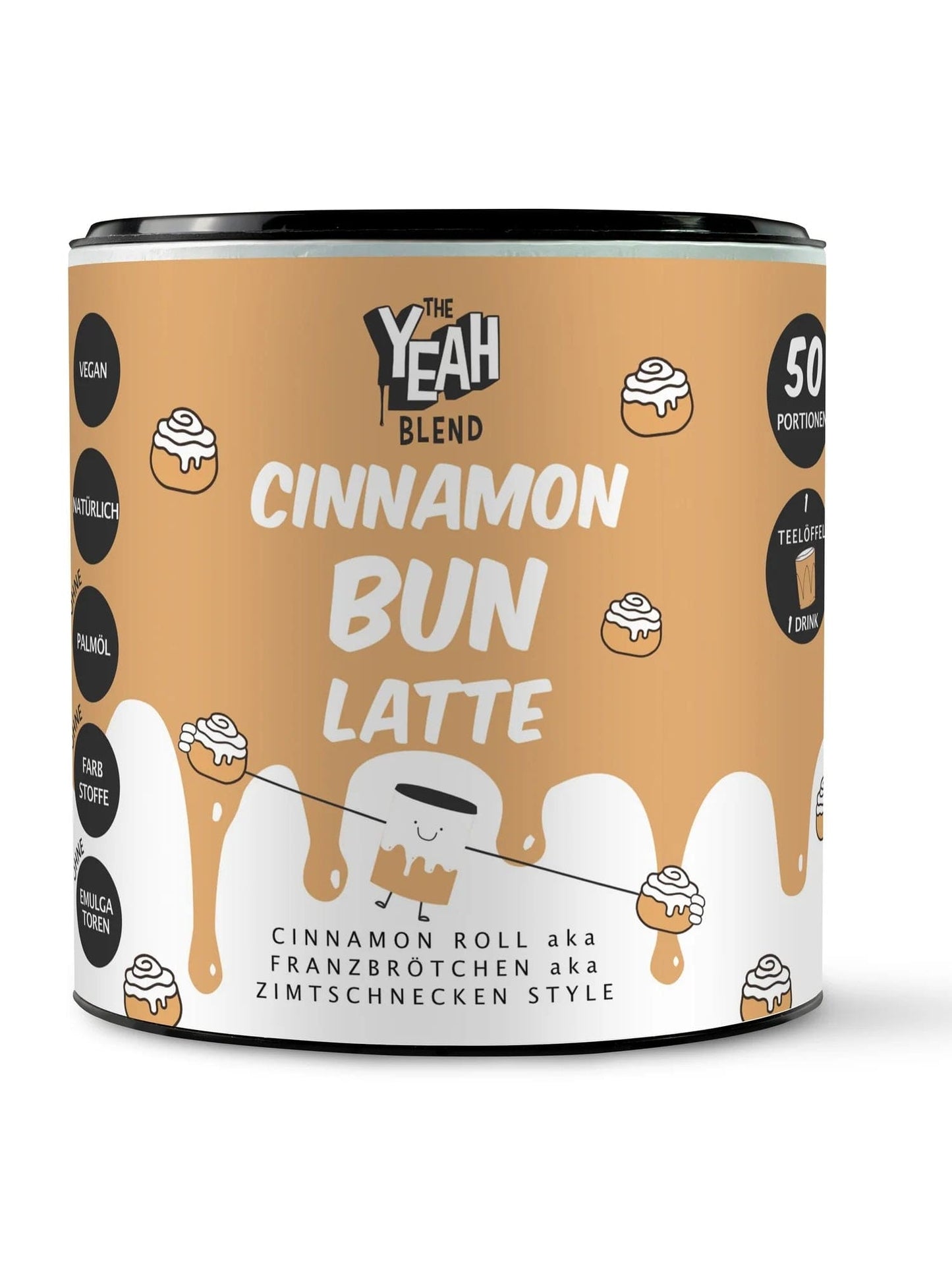 The Yeah Blend Cinnamon Bun Latte – aromatisk latte-blanding med smag af nybagt kanelsnegl