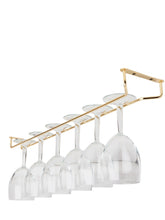 Opbevar dine glas sikkert og let tilgængeligt med dette messingophæng