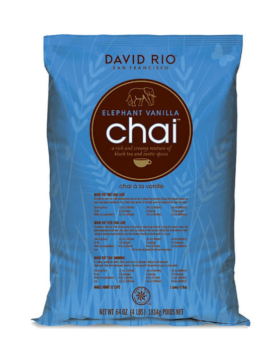 David Rio Elephant Vanilla Chai som del af David Rio-sortimentet