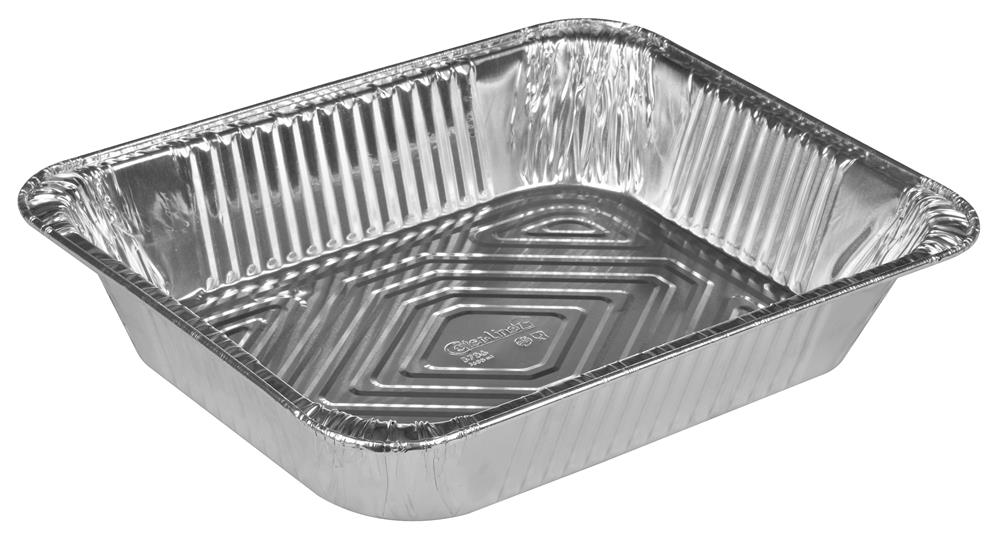 Engangs alubakker 1/3 GN – sæt med 10 praktiske aluminiumsbakker, ideelle til madlavning, opbevaring og servering i professionelle køkkener.