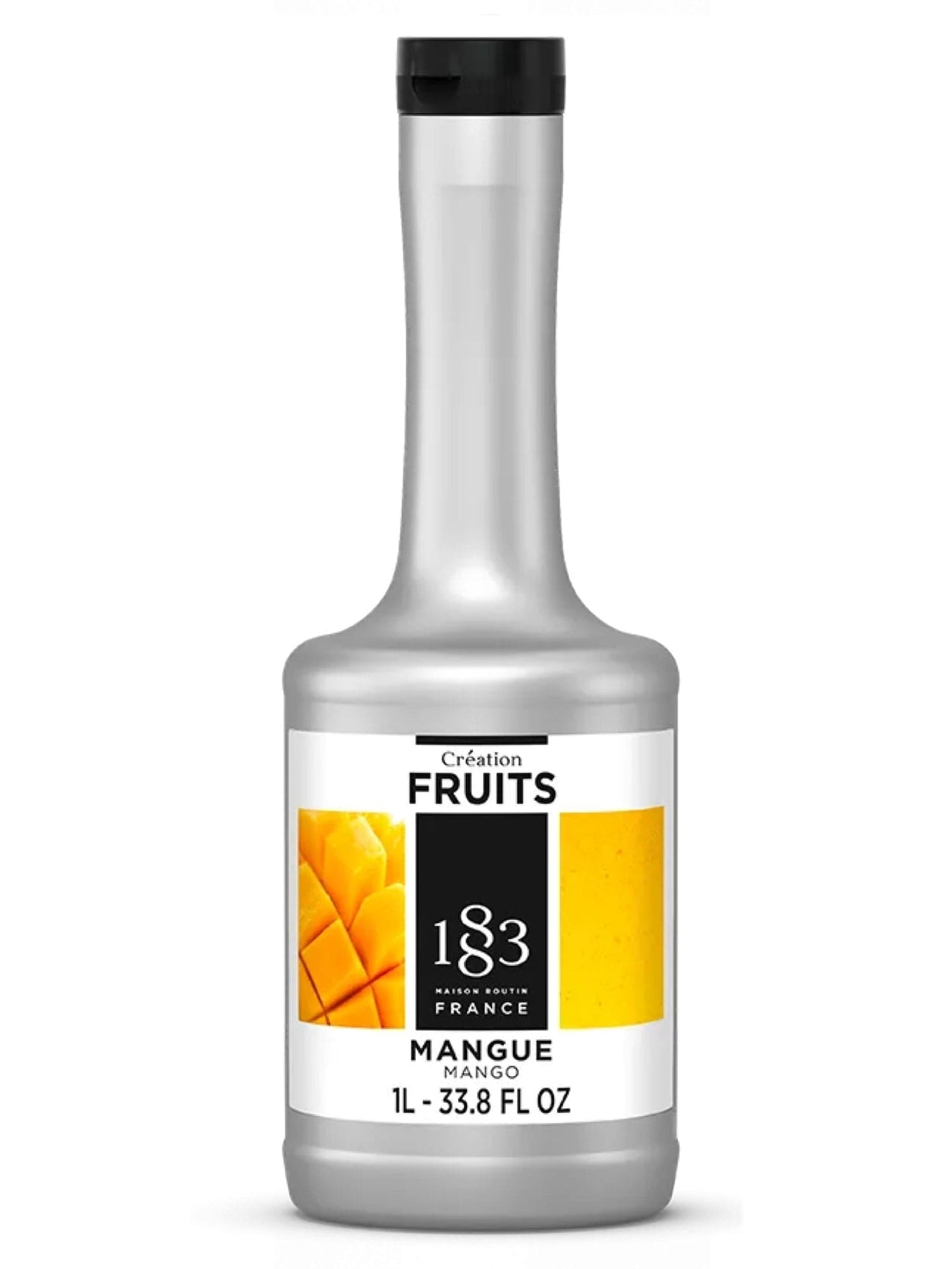 1883 Mango Pure – naturlig og intens mango puree, perfekt til at tilføje en frugtig og eksotisk smag til cocktails, smoothies og desserter