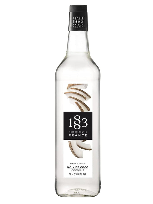 1883 Kokos sirup – naturlig kokosnøddesmag, ideel til at skabe lækre og tropiske drinks og shakes.