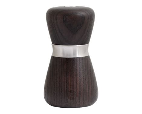 Salt-/peberkværn Kyoto i mørkt træ og stålring