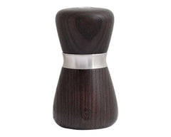 Salt-/peberkværn Kyoto i mørkt træ og stålring
