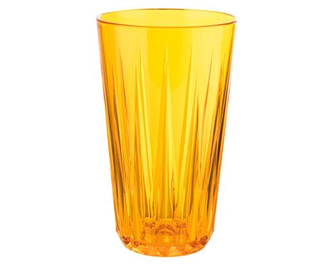 Drikkeglas CRYSTAL - 48 stk. glitrende orange design