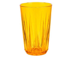 Drikkeglas CRYSTAL - 48 stk. med orange design.