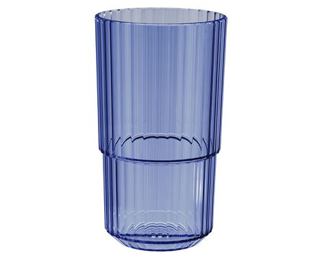 Drikkeglas LINEA - 48.0 Stk. i blå farve og design
