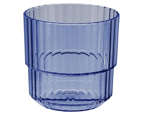 Drikkeglas LINEA - 48.0 Stk. dybblå stilfulde glas