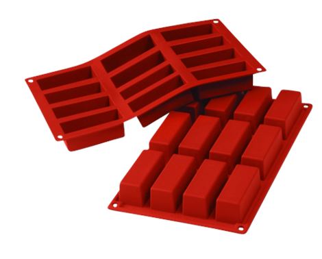 Silikoneform rektangulær – fleksibel og varmebestandig form til bagning af kager, brød og desserter. Ideel til professionel og privat brug.