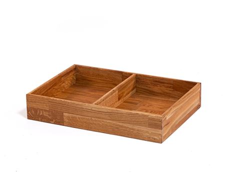 Bestikkasse med 2 rum fra Copenhagen-serien – en funktionel og stilfuld opbevaringsløsning til bestik. Fremstillet med fokus på kvalitet og design, ideel til både private og professionelle brugere.