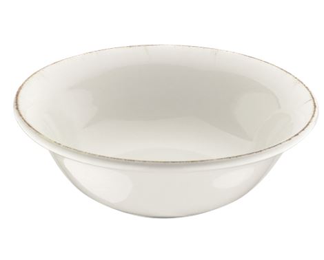 Retro Schüssel mit brauner Kante