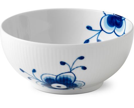 Schüssel Blau Mega Gerippt