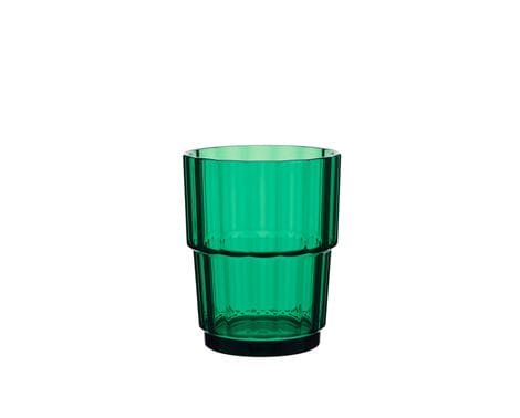 Vandglas BPA fri Institution - 24 stk. grønne glas