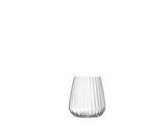 Vandglas Optica - 6 stk. elegante ribbede glas