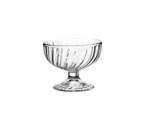 Dessertglas Sorbet - 6.0 Stk. med elegant mønster.