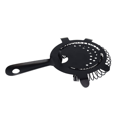 Klassischer Cocktail-Strainer matt schwarz