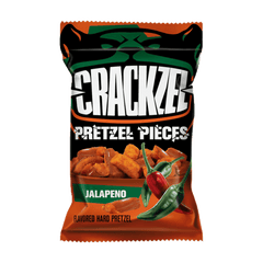 Crackzel Jalapeño – sprød snack med stærk og krydret smag af jalapeño, ideel til tapas, barservering og snacks med kant.