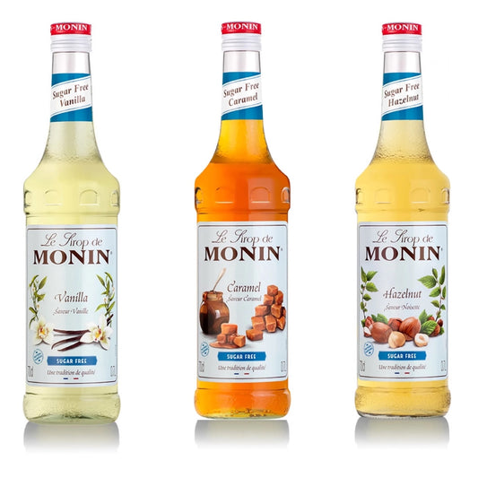 Monin Zuckerfreier Kaffeesirup Set