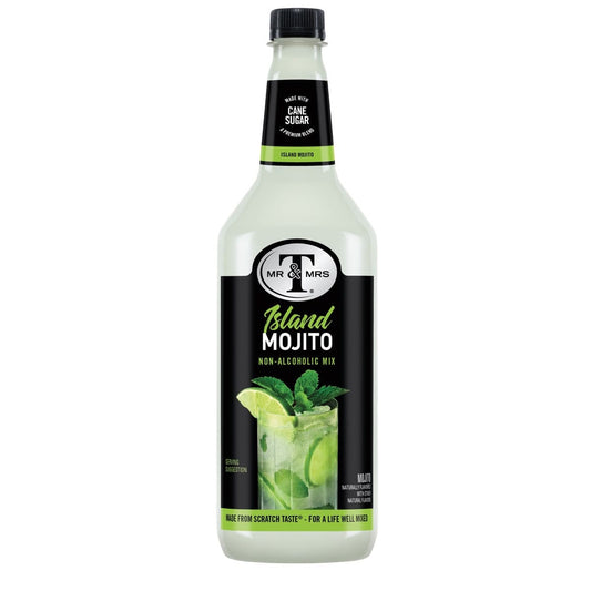 Mr & Mrs T Mojito Mix – forfriskende cocktailmixer med smag af lime og mynte, klar til at blande klassiske mojitos hjemme eller i baren.