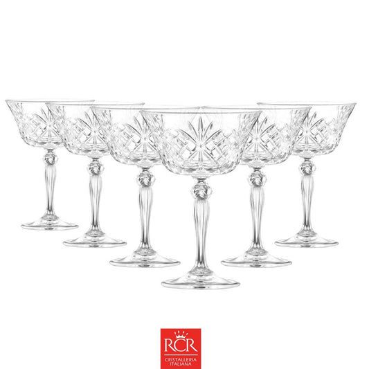 RCR Melodia champagneglas 26 cl 6 stk