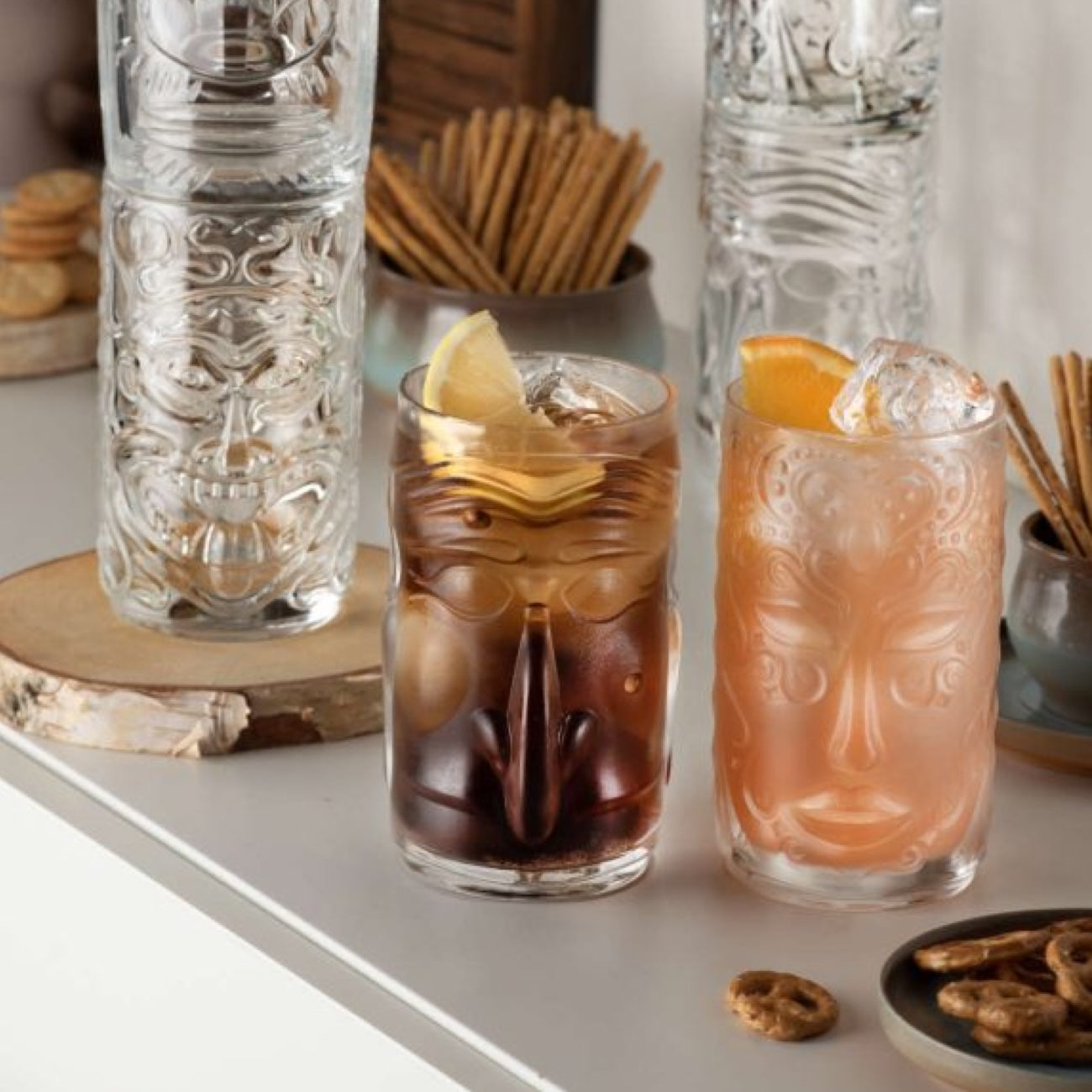 RCR Tiki-Glas Venezia 45cl 4 Stück.