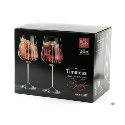 RCR Timeless Spritzglas 49cl 6 Stück.