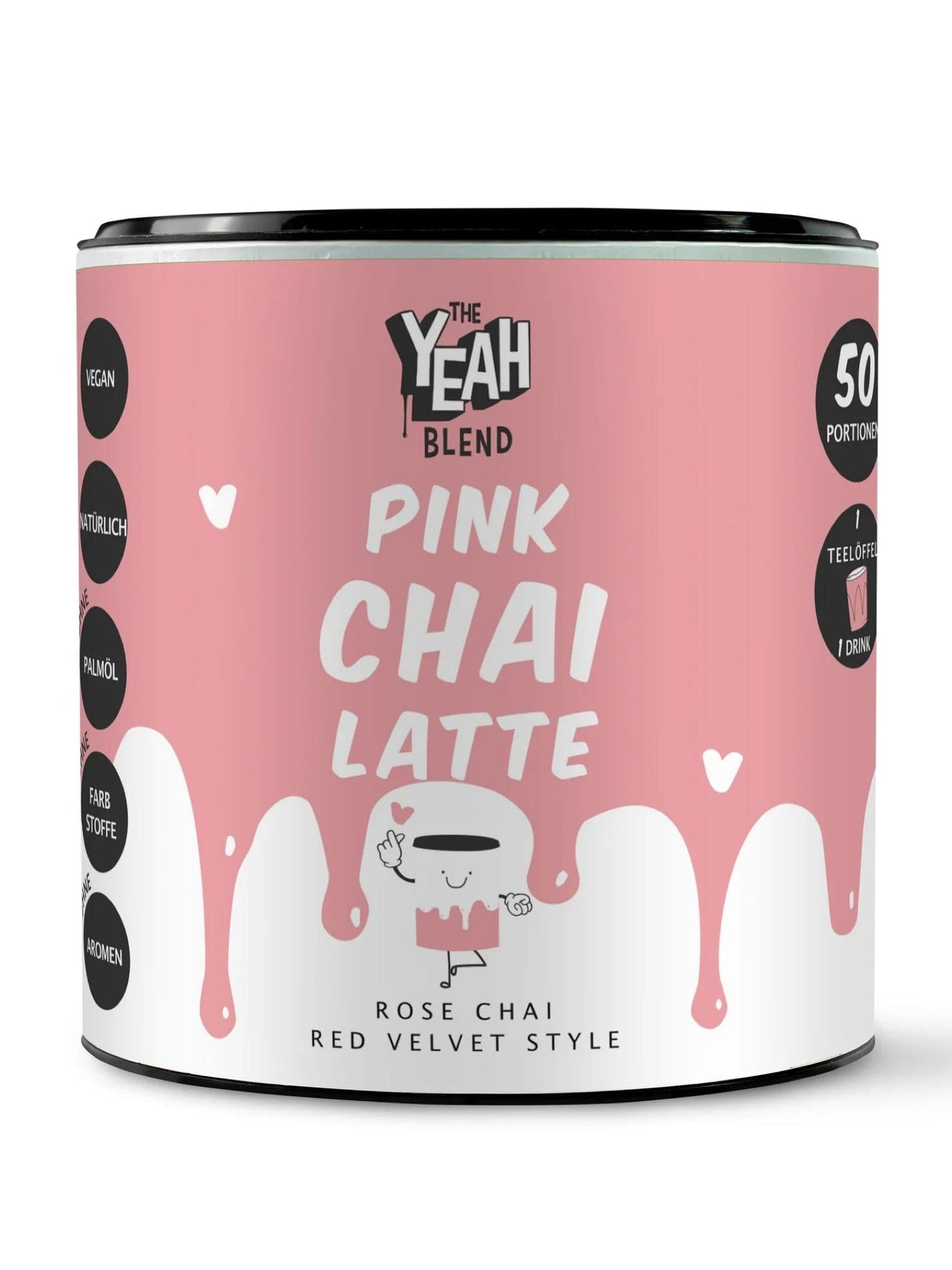 The Yeah Blend Pink Superfood Latte – nærende latte-blanding med superfoods og en cremet, frugtig smag