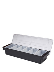 Bar organizer with 4 compartments, barcaddy, bar caddy