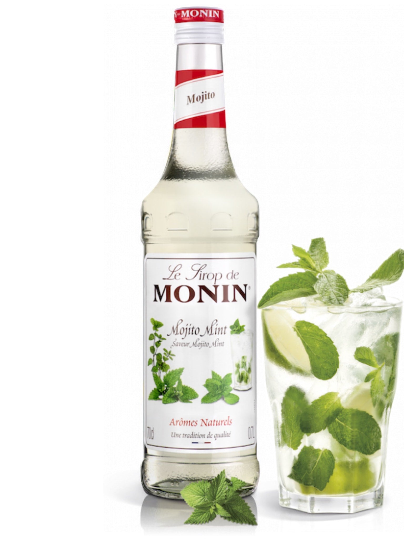 Gør det til en leg at skabe autentiske og velsmagende mojitoer med Monin Mojito Mint Sirup, der sikrer den perfekte balance mellem sødme og friskhed