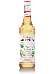Tilføj en forfriskende og blomstrende smag til dine drinks med Monin Hyldeblomst Sirup